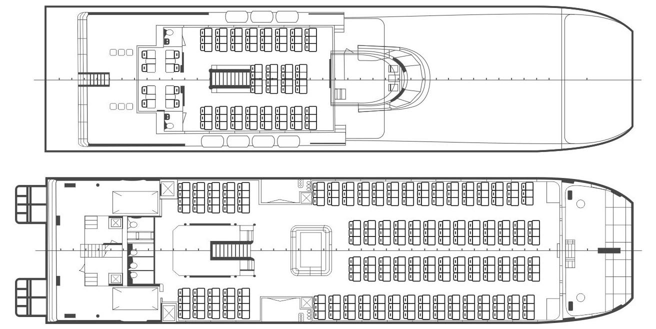 makruzz cruise seating arrangement